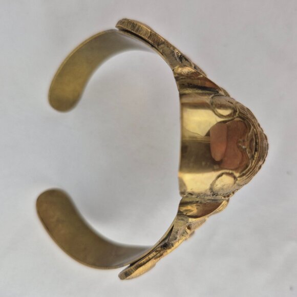 Vintage Elephant Head Cuff Bracelet - Picture 6 of 15